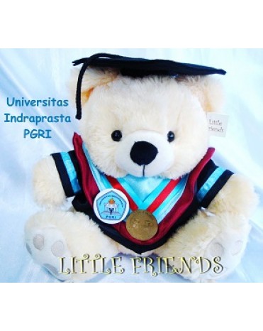 Boneka Wisuda Universitas Indraprasta PGRI (30 cm)